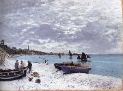 The Beach at Sainte-Adresse Claude Monet